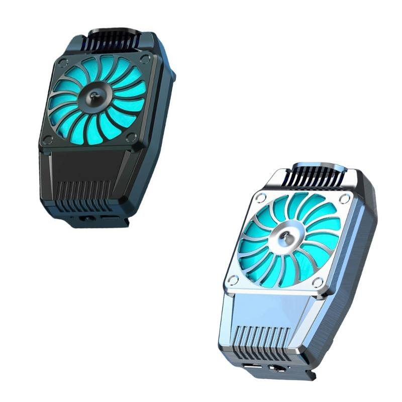 Back Clip Type Radiator Cellphone Cooling Fan 5000RPM Heatsink for 4-6.7inch Phone Portable Mobile Phone Cooling System