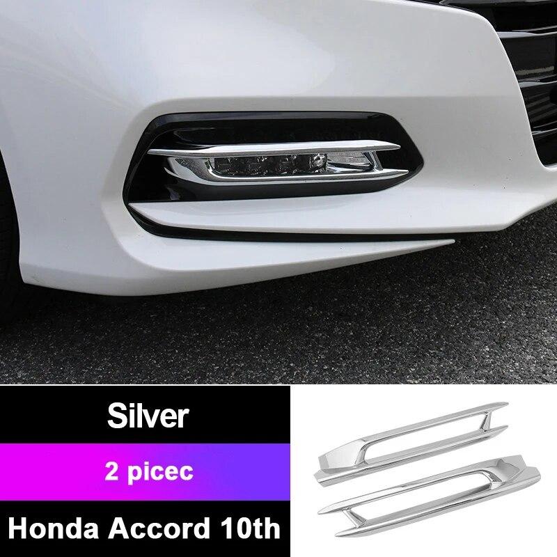 Pro Honda Accord X 10th 2018 ABS Karbonové vlákno Kryt předního mlhového světla Obložení nárazníku Odrazka Příslušenství