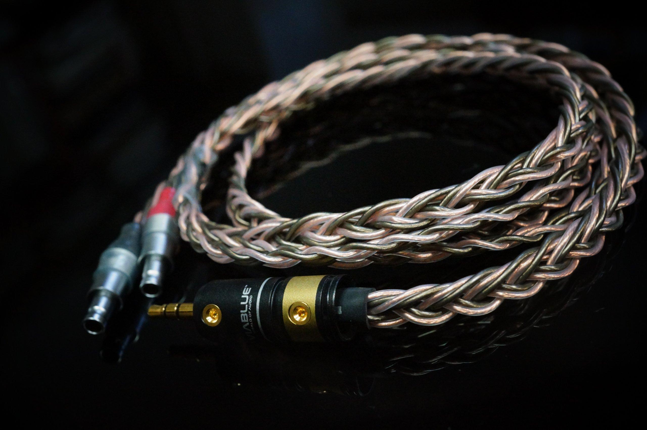 

Whiplash Audio TWag V3 and TWcu V3 Hybrid Replacement Upgrade Headphone Cable for Sennheiser HD800