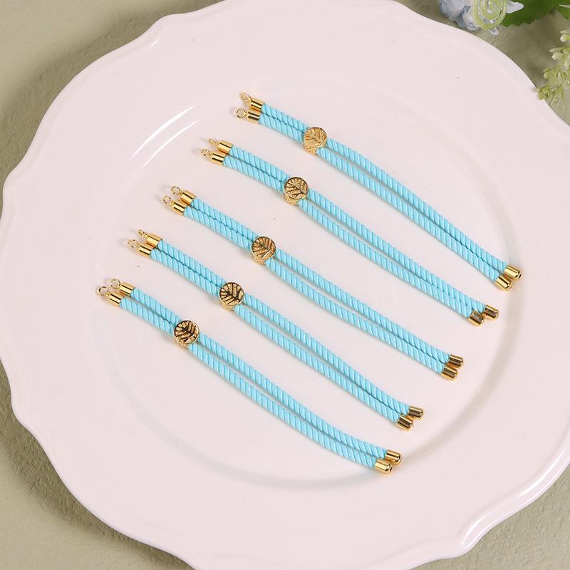 5 Buc. Cordoane Răsucite din Nailon, Frânghii pentru Brățări, Cordon Împletit Ajustabil pentru Confecționarea Bijuteriilor DIY