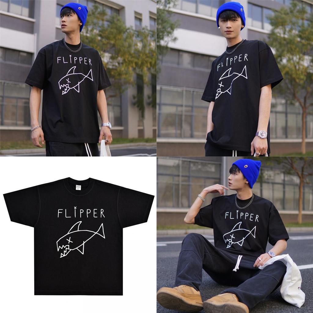 Kurzarm-T-Shirt im Rock-Stil für Damen und Herren, bequeme, lockere Passform, weißes Design