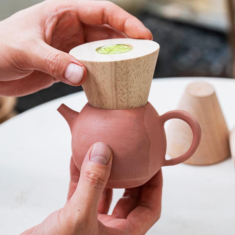 Pottery Tool Flat Mouth Trimmer Reads Clear Not Easy To Wear for Adjust The Pot Mouth Pot Lid Improve Working Efficiency