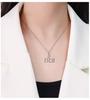 Minimalist Cold-Hearted Choker Necklace with Titanium Steel Eight-Pointed Star Pendant