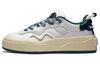 001 UNBLOCK Slip Resistant Low Top Skateboard Shoes Men's White Green AGCT095-1