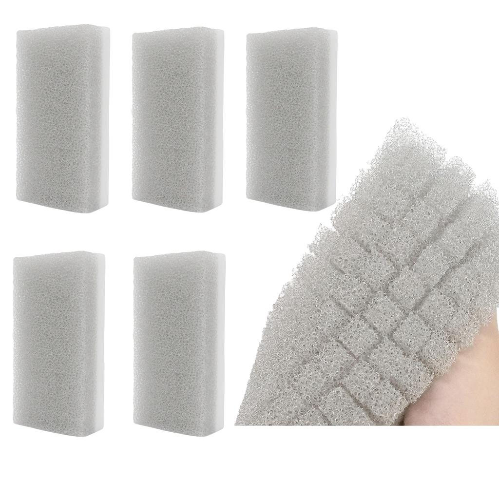 Towa Sangyo Rakufit Kitchen Sponge Set of 5 for Strainer & Cutting Board Slit-Cut Mesh Design Nylon Polyester Polyurethane 6x3.2x12cm Japan