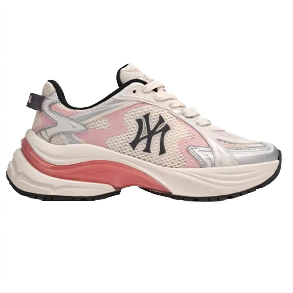 MLB Curve Runner Wear resistant And Lightweight Low top Chunky Sneakers Unisex Pink 3ARNSPL4N