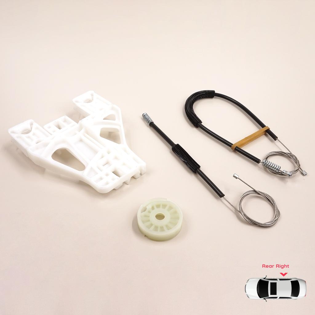 EWR5073 Electric Power Window Regulator Lifter Repair Kit Rear Right Door for  Q5 SQ5 8R 8RB 2008-2018 5-Door 8R0839462