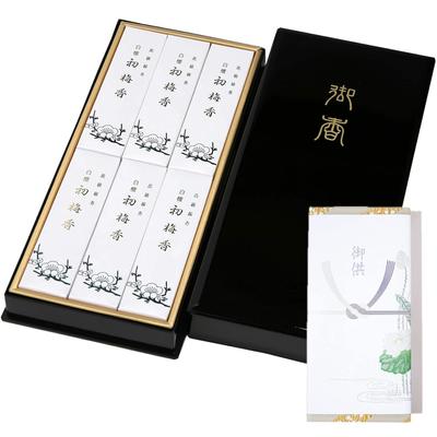 Lotus Umekundo Byakudan Hatsume 6 kutu sakinleştirici koku sevilen biri için hediye tütsü Made in Awaji Baikundo Tütsü Çubukları Tütsü Tütsü