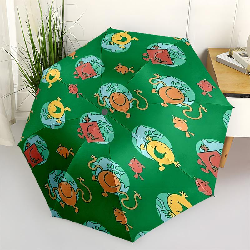 

1pc Mr. Men and Little Miss Characters Umbrella with Plastic Handle,Suitable for All Seasons Home Travel Outdoor UmbrellaFP049