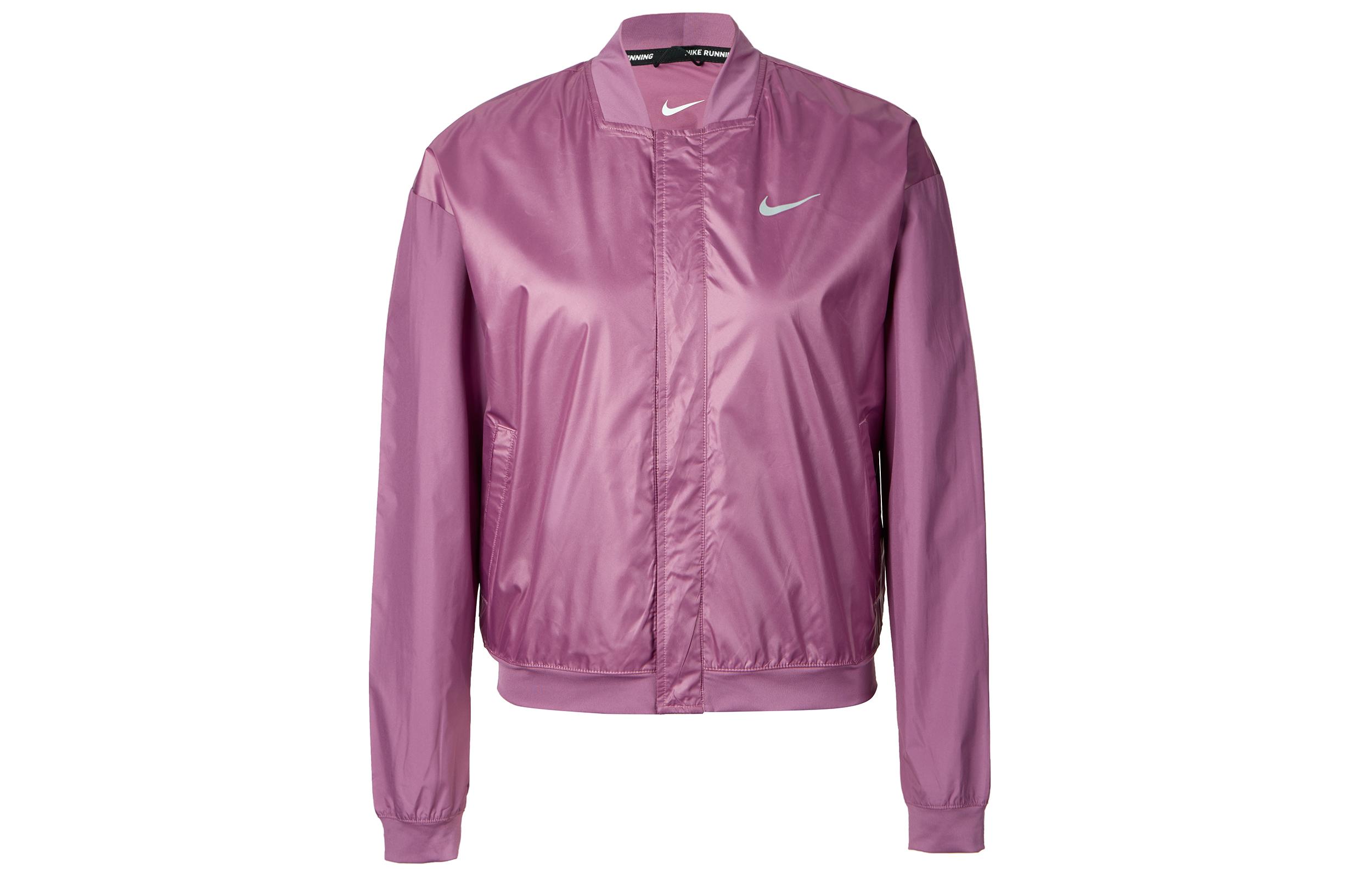 

Nike Cropped Coats Women s Purple Baseball Collar Moderate DD6848-507 M
