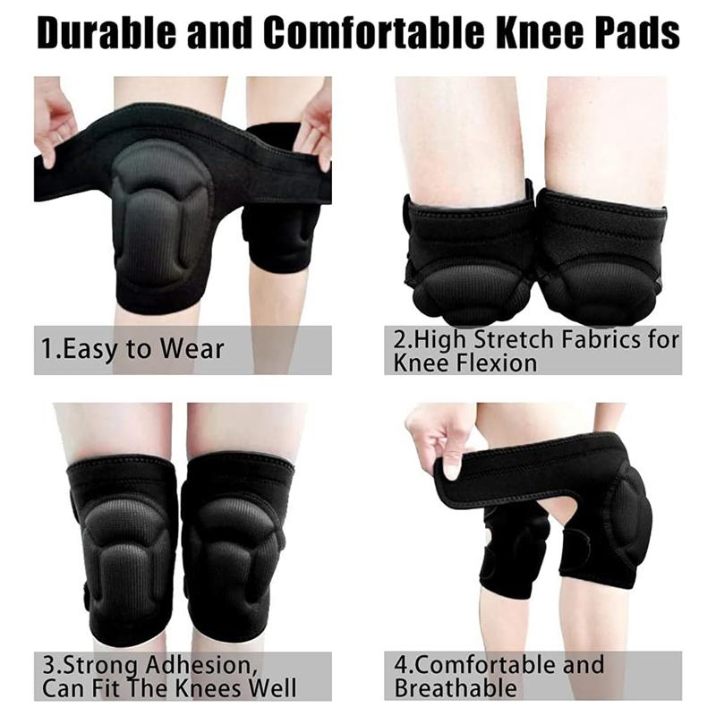 AEE4-Women Men Knee Pad Suitable For House Working High Elastic Fabric Men Knee Pads Protect Knee