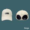 Reverse Glasses Cap Fashion Personality Baseball Cap Adjustable Cotton Casual Cap Cool Outdoor Sun Hat