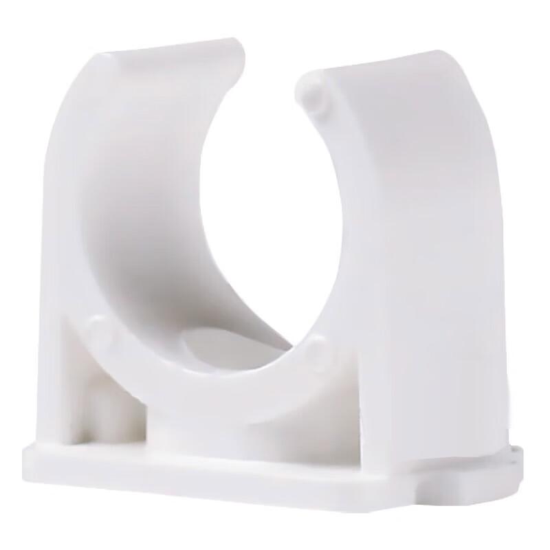 PVC U-Type Water Pipe Clamp (100-Pack)