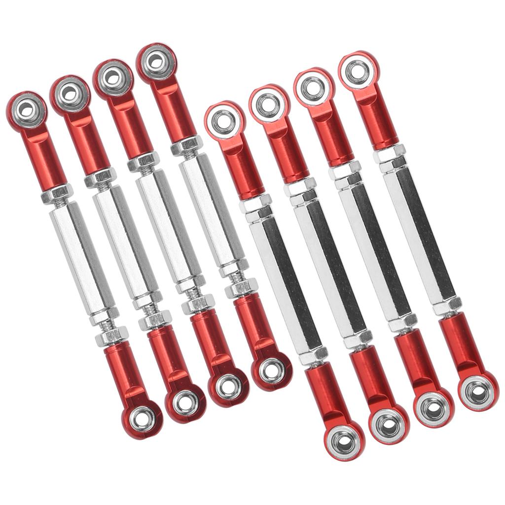 RC Steering Servo Pull Rod Metal Linkage Arm Tie Rod Ends Connector for WPL MN Feiyu