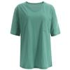 Shop   Women PockeT Basic V Neck oVerfiT Inner ShorT sleeVe T shirT Beige Dai Ws