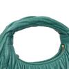 Used Wonder Matelasse Hobo Bag (12166), 5BC125 N88 F0K41 7922, with RFID, Green, 2-Way Logo, Laguna, Women's from Japan