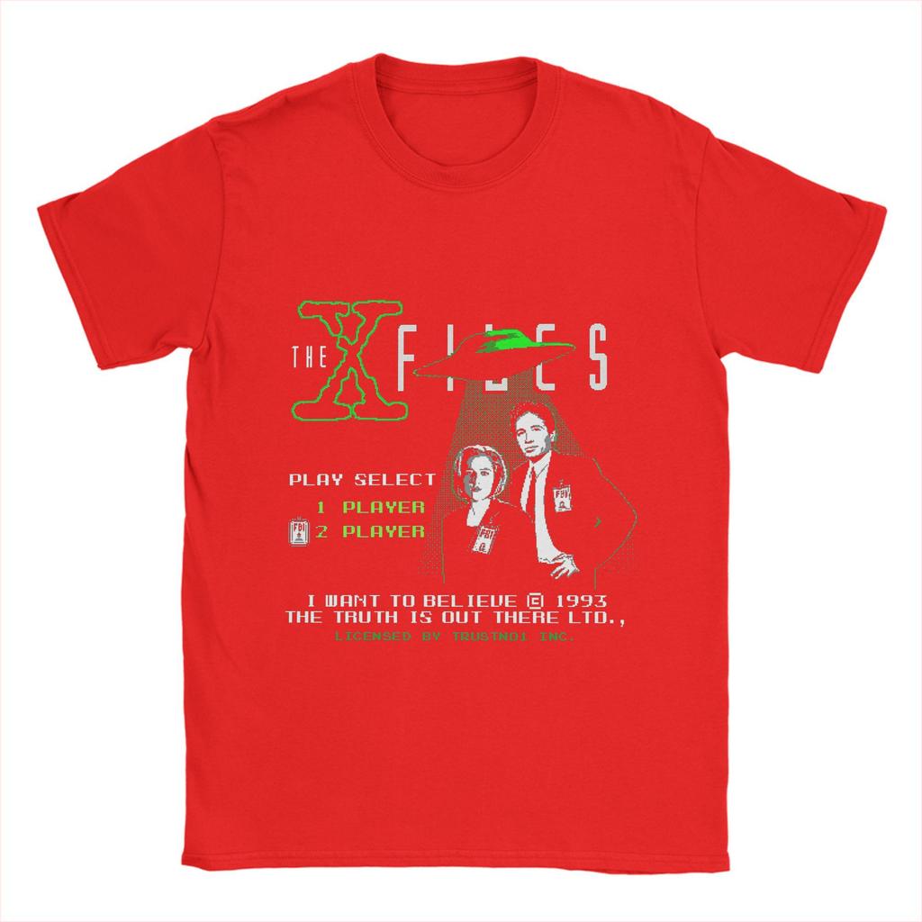 The X Files Movie T Shirts Men's  100% Cotton Novelty T-Shirt Crewneck  Tee Shirt Short Sleeve Clothes Birthday Present