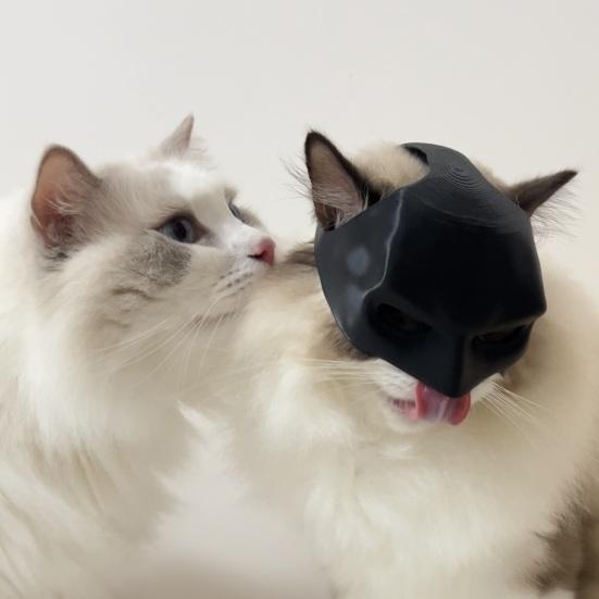Cat Bat Mask Half Face Bat Hero Cosplay Mask Cat Superhero Mask with Ear Holes for Halloween Costume Parties Pet Photography Prop
