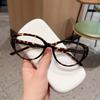 2025 prescription glasses New Stylish Cat Eye TR90 Frame For Women Bare Face And Internet Fame, Can Be Equipped With