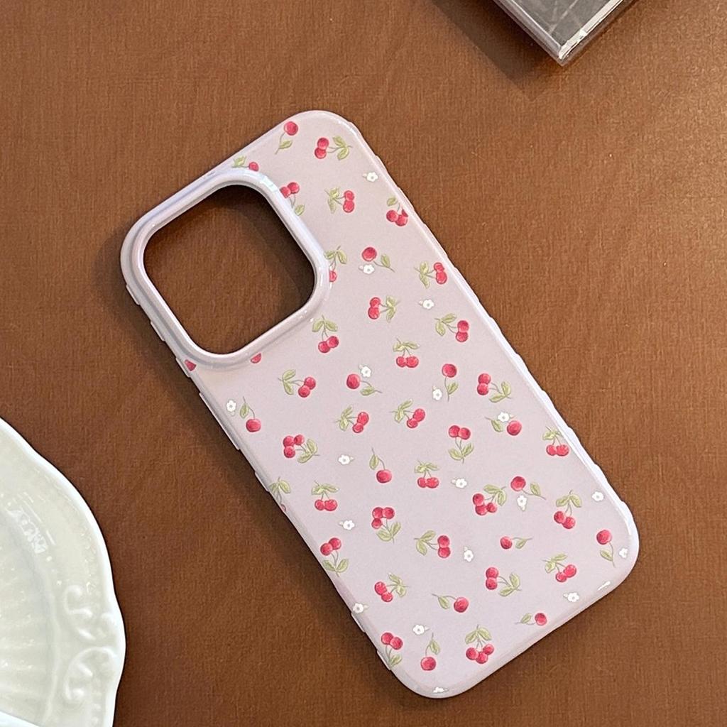 Little White Flower Cherry Case for iPhone 17 iPhone 17 Pro Max