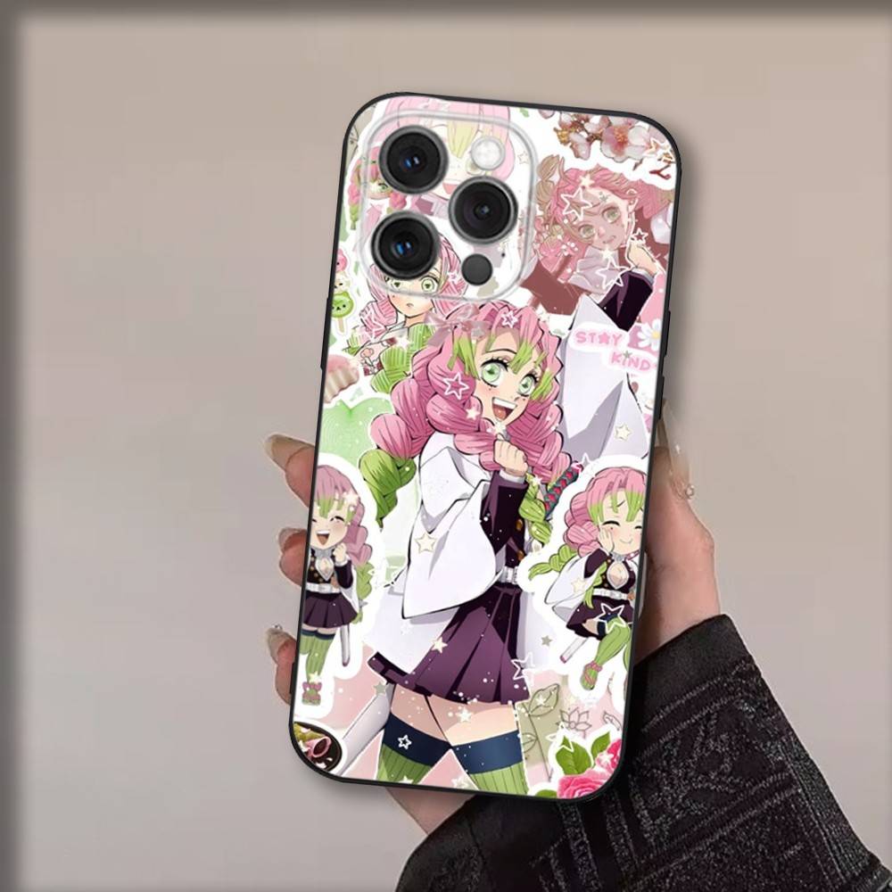 Anime M-Mitsuri Kanrojis Phone Case For iPhone 17,16,15,14,13,12,11,Pro,Max,Plus,Air,X,XS,XR,SE,8,7,Mini,Soft Black Funda