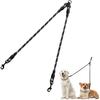 Guinzaglio Doppio Riflettente per Cani Guinzaglio Doppio Resistente Guinzaglio Doppio per Animali da Compagnia Guinzaglio Doppio per Addestramento Animali da Compagnia per Cucciolo