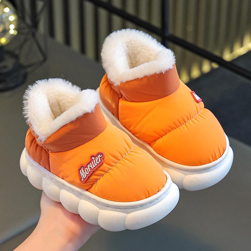 Warme, wasserdichte Baumwollschuhe für Kleinkinder & Kinder - Rutschfest, Dicke Sohle, Ideal für den Innen-/Außenbereich