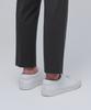 MUSINSA STANDARD Lightweight Relaxed Tapered Hidden Banding Crop Slacks [Gunmetal]