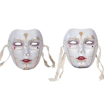 Masquerade Mask for Women Men Masquerade Cosplay Full Face Mask Halloween Cosplay Mask Mechanical Man Cosplay Mask