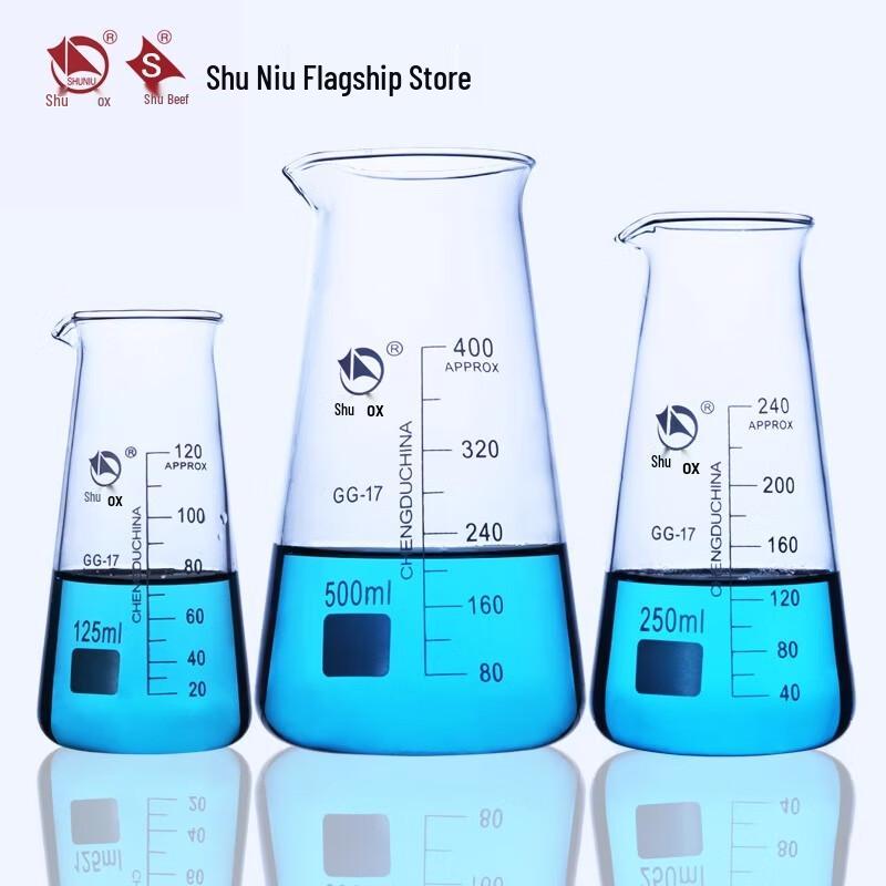Shu Niu High Borosilicate Glass Conical Beaker