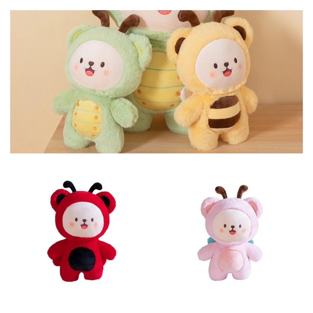 Cute Bee Butterfly And Ladybug Plush Toys For Kids And Adults