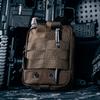 OneTigris EDC Military Tactical MOLLE Large Small Item First Outdoor Brown Pouch, Pouch, Pouch, Backpack, Capacity, Storage, Work, Fishing,