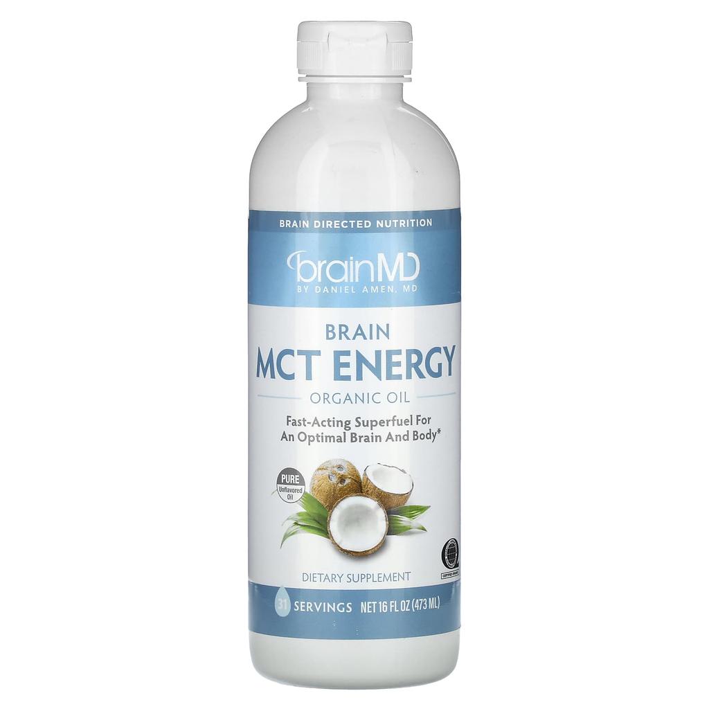 Brain Mct Energy, Organic Oil, 473Ml(16Fl Oz)