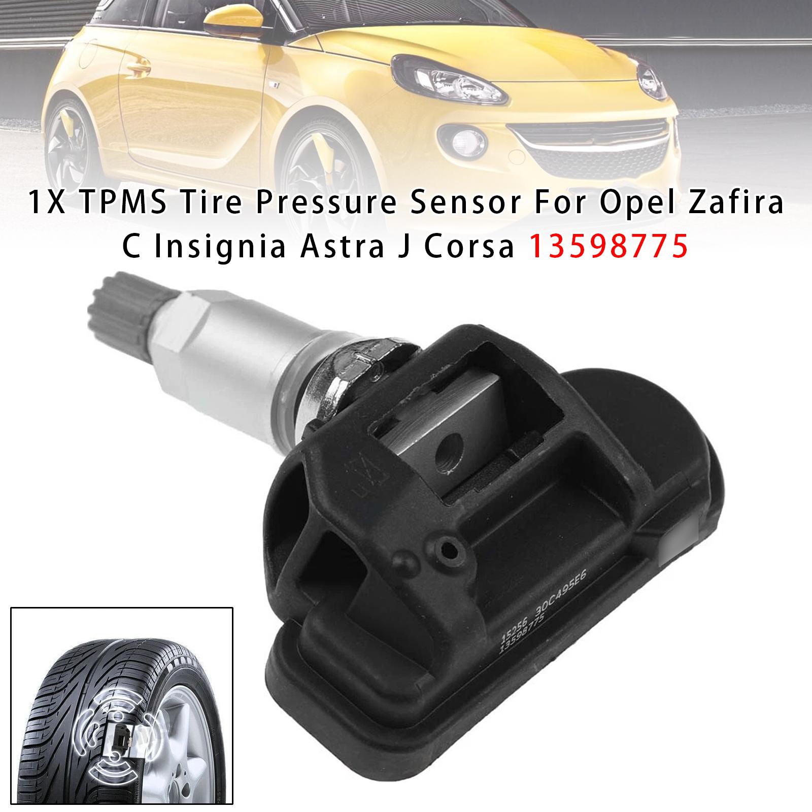 

1X TPMS Tire Pressure Sensor For Opel Zafira C Insignia Astra J Corsa 13598775