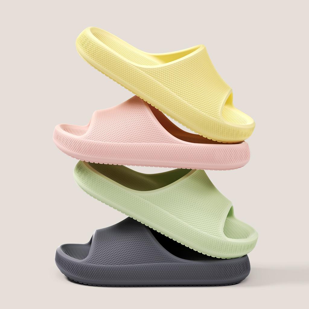 Damen Hausschuhe Flach Weich Strand Pantoletten Bequem Rutschfest Hausschuhe Leicht Herren Badezimmer Hausschuhe