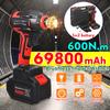 220V 600N.m klucz nasadowy udarowy bezszczotkowy klucz elektryczny klucz dynamometryczny klucz udarowy bezszczotkowy samochód elektronarzędzia