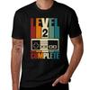 Level 2 Complete 2nd Wedding Anniversary Tshirt Sport Basic Moisture Wicking Tee