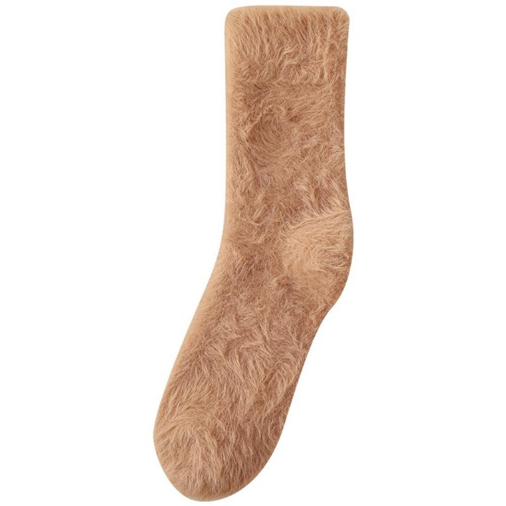 Thickened Fur Socks Keep Warm Short Tube Stockings Soft Winter Socks Winter