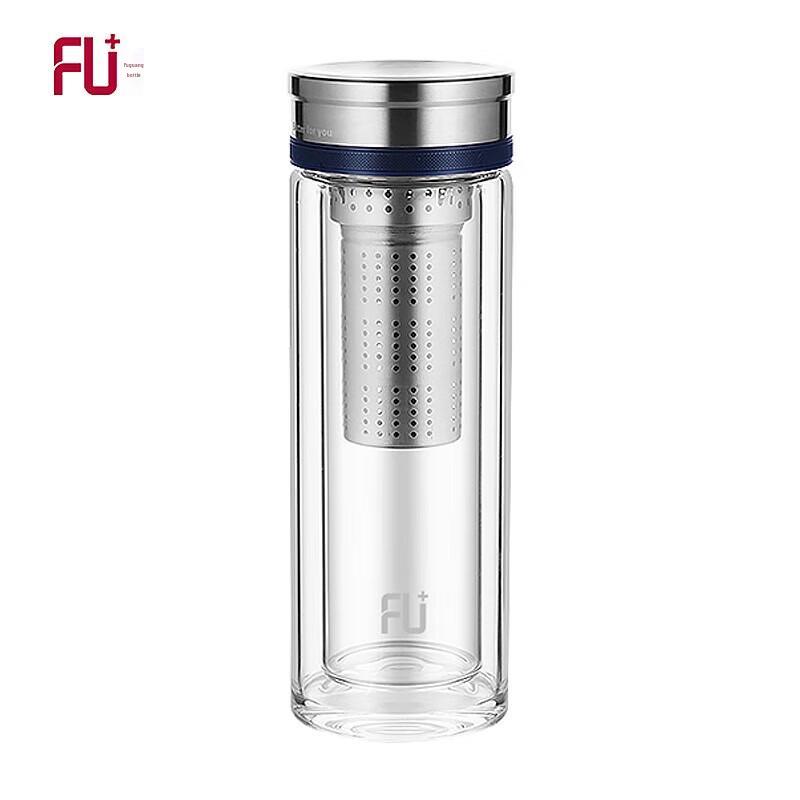 Fuguang Classic Double-Layer Glass Tea Cup