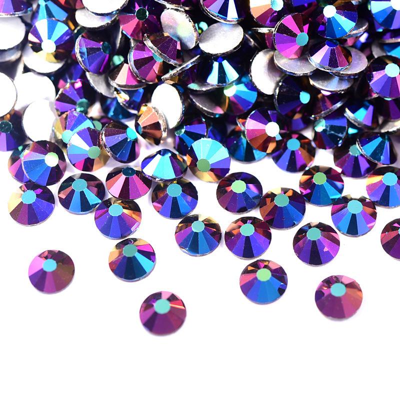 Kristallglas Nagelkunst Flacher Boden Diamant DIY Strass Handytasche Schönheit Guomao A Schmuckzubehör