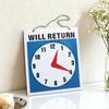 Semne deschise Semn Panou ușă Orar Bun venit Închis PVC Ceas birou Suspendat Va reveni Semn operațiune Afaceri