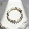 Moss Agate Bracelet 6 8 10mm Natural Stone Beaded Reiki Healing Vitality Charm Handmade Crystal New Jewelry Gift for Women Men