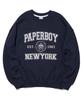 PAPERBOY New York Arch Sweatshirt - Navy