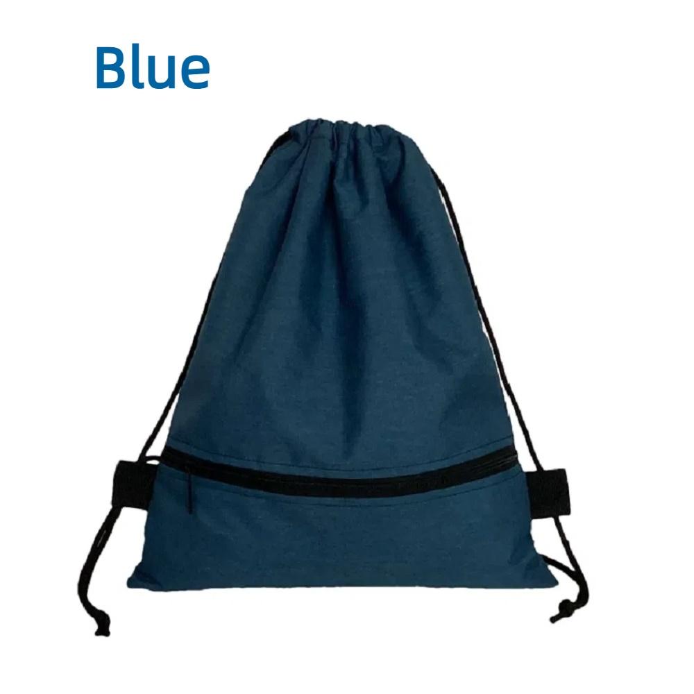 

Стильный рюкзак на шнурке — легкий и водонепроницаемый рюкзак для мужчин и женщин Waterproof Fabric синий
