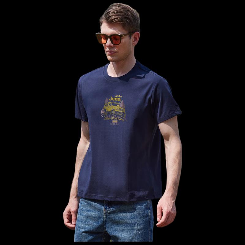 JEEP Unisex Crew Neck Short Sleeve T-Shirt P842MKT493