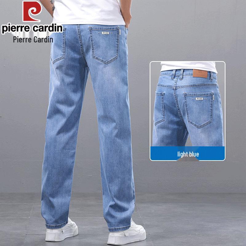 Pierre Cardin Men s Summer Loose Straight-Leg Jeans 30
