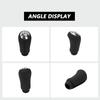 Luxury Car Gear Shift Knob For Renault Clio Mk3/Megane Mk2/Scenic Mk2 - 5 Speed, Lychee Grain PU Leather, Non-Slip Design