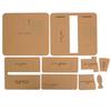 Transparent Leather Wallet Making Template Clear Leathercraft Template  Wallet Making