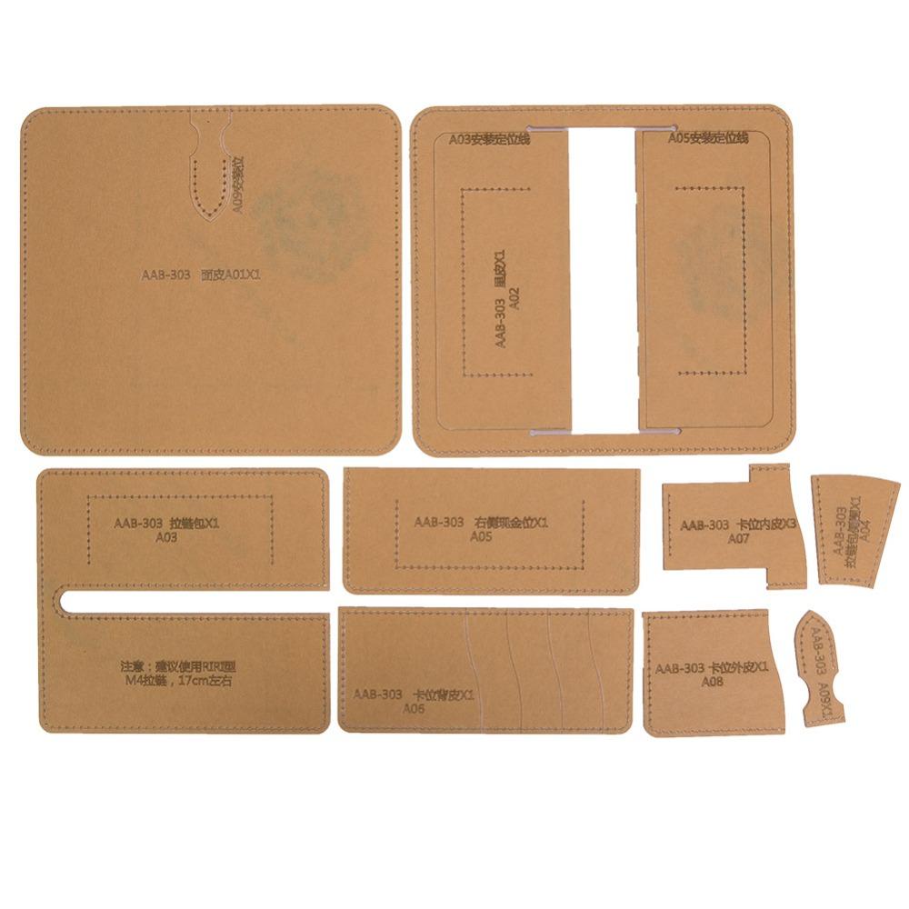 Acrylic Leather Wallet Making Template Clear Transparent Purse Making Template Reusable Durable Purse Making Pattern