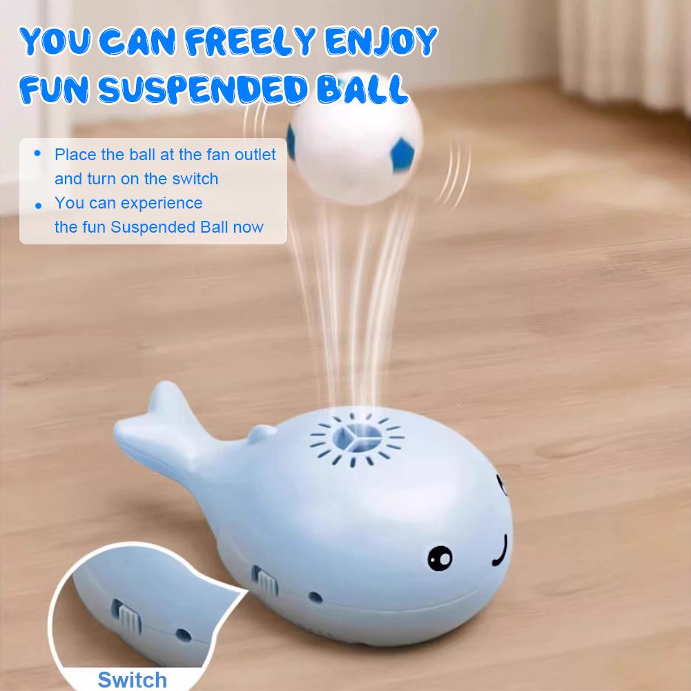 Whale Levitating Cat Toy USB Powered Whale Shaped Cat Toy Portable Floating Whale Balls Toy Fun Entertainment for Kittens